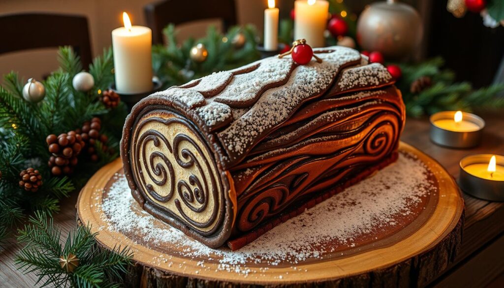 yule log cake history