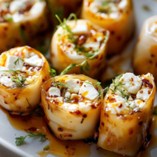 Chili Honey Feta Rolls