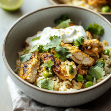 Coconut Chicken Rice Bowl