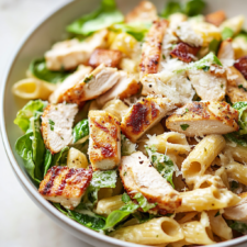 Chicken Caesar Pasta Salad