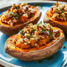 Twice Baked Sweet Potatoes