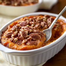 Sweet Potato Casserole with Pecans